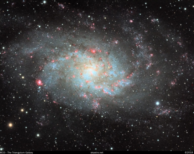 M33 With TEC140 Refractor M33 The Triangulum Galaxy
