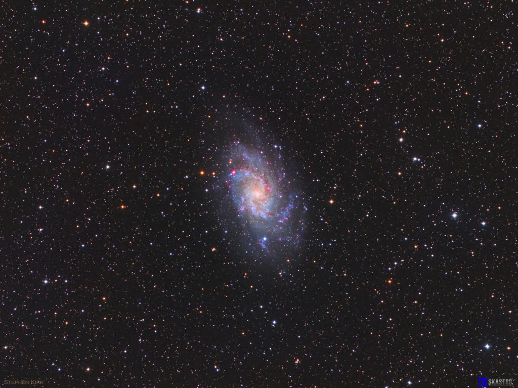 M33 Galaxy in Triangulum FSQ85 with G2-8300