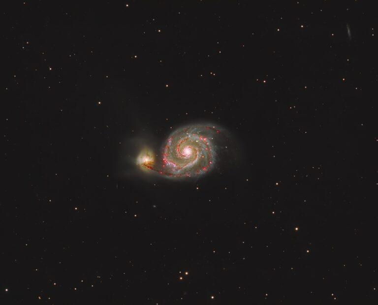 M51 Galaxy with TEC140 Refractor M51 with TEC140 and Atik 460